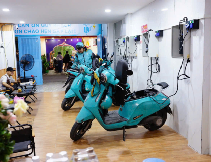 THI CÔNG TRẠM SẠC XE MÁY ĐIỆN QUẬN 12